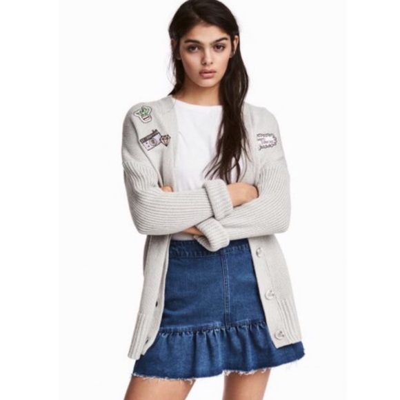 Frayed Denim Flounce Mini Skirt - Picture 2 of 6